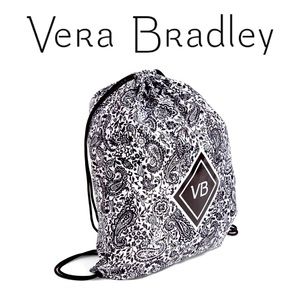 🖤 🆕 NEW Vera Bradley Drawstring Backsack